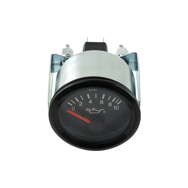 Wenle 350 030 017C 52mm Iron 12V 0-10Bar Mechanical Universal Oil Pressure Gauge